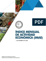 Índice Mensual de Actividad Económica, Diciembre 2020