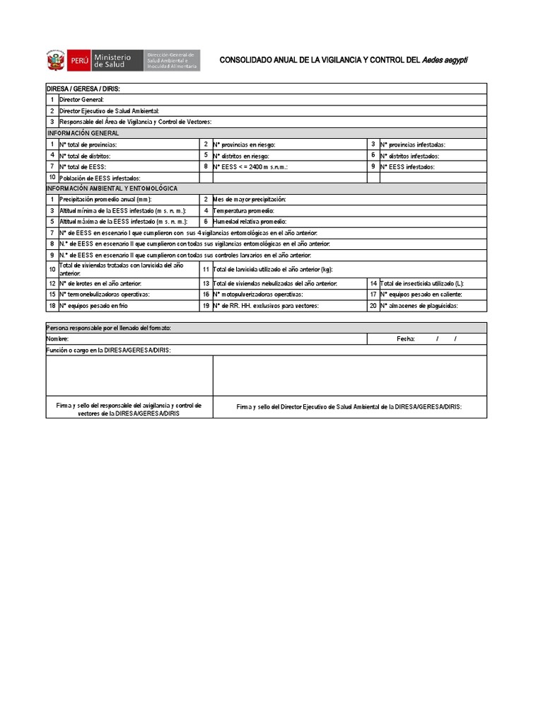 Vigilancia y Control del Aedes aegypti | PDF