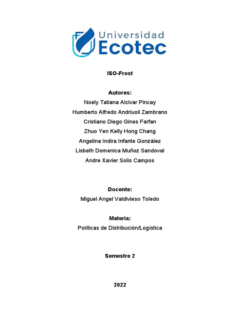 ISO-Frost 2 | PDF | Publicidad | Marketing