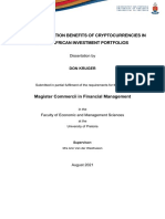 Peer-Reviewed - The Diversification Benefits of Cryptocurrencies in South African Investment Portfolios