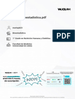 Free Examen 1 Bioestadistica