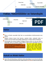 Haklar Yükümlülükler Ve Vatandaşlık