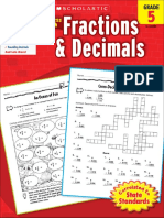 Fractions and Decimals Scholastic
