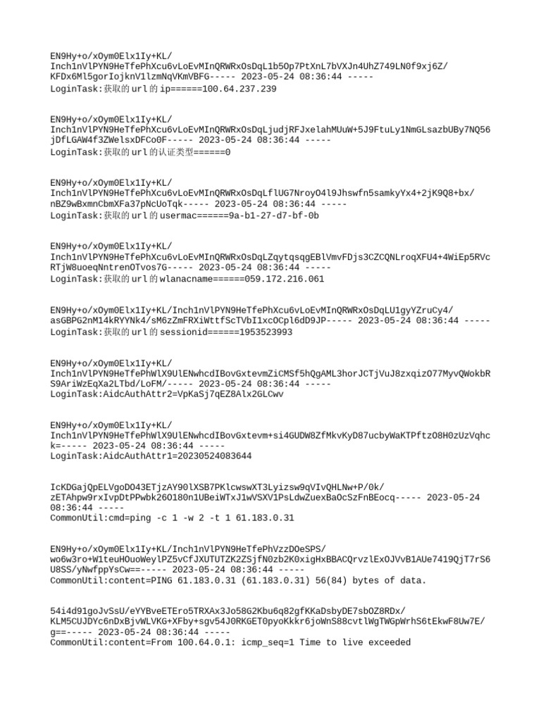 Log | PDF | Network Packet | Java (Programming Language)