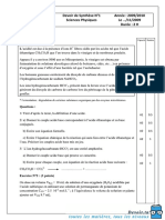 Devoir de Synthèse N°1 2009 2010 (Ben Dahmane Rafik)