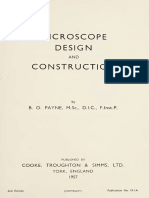 Microscope Design and Construction - Payne (1957)