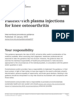 Plateletrich Plasma Injections For Knee Osteoarthritis PDF 1899874048147909