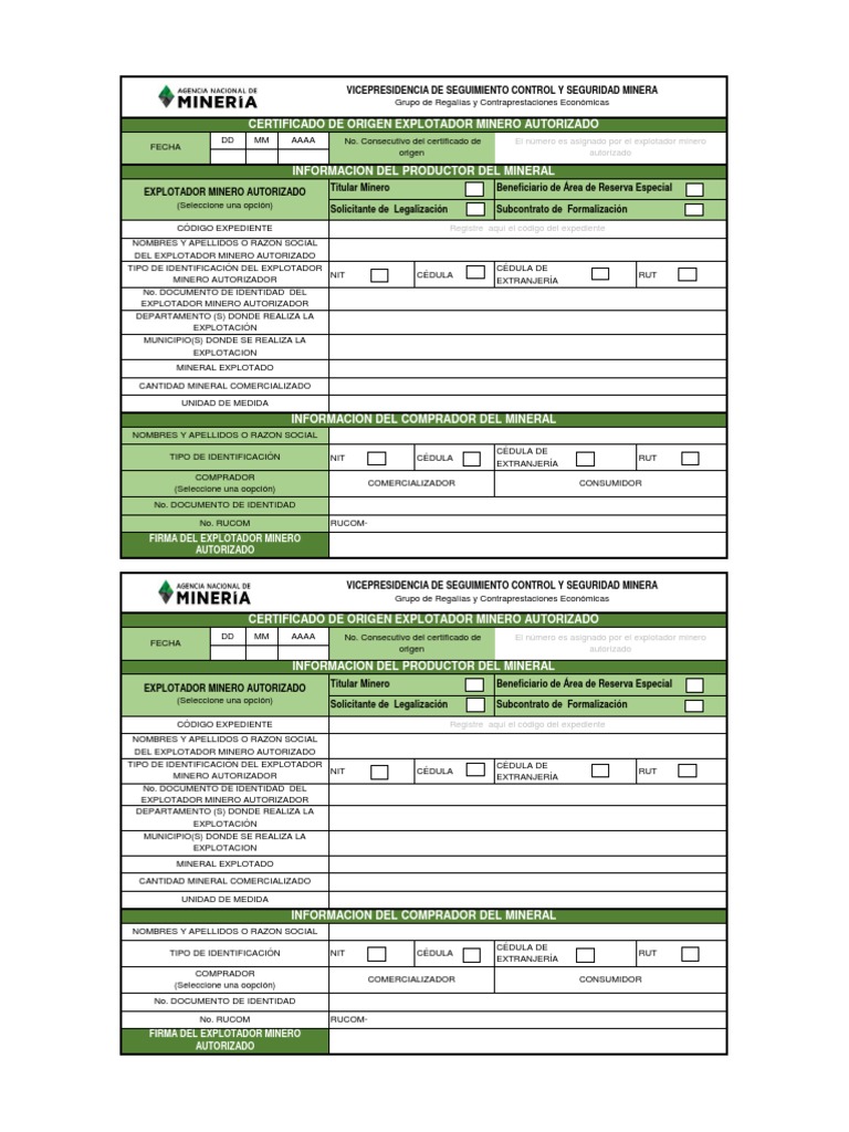 Formulario RUCOM | PDF | Autenticación | Control de acceso