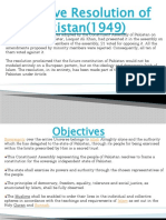 Objective Resolution of Pakistan (1949)