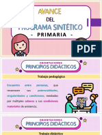 (F5) Avance Del Programa Sintético