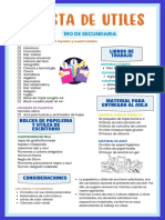 Lista Utiles 1ro Secundaria