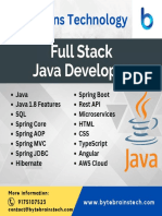1.1 Java Full Stack - ByteBrains Technology