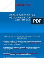 Unidad 2. PRECURSORES DE LAS MEDICIONES Y CUENTAS ECONÓMICAS.