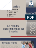 Realidad Socioeconomica Del Ecuador