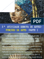 FUNÇÕES DA ARTE PARTE I A