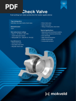 Mokveld Product Sheet Axial Control Valve 1 | PDF | Valve | Actuator