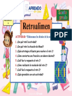 Retroalimentación 6° - Matemática 21-10