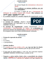 8. A NOÃÃO DO DIREITO - Norma JurÃ­dica