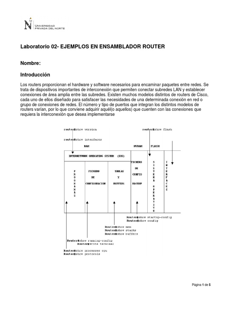 Ejemplos de Configuración de Routers | PDF | Enrutador (Computación ...