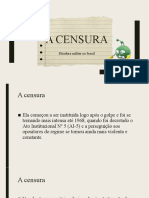 A CENSURA (1)