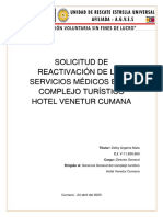 Proyecto Servicio Medico Venetur Cumana