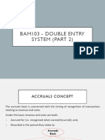 BAM 103 - Week 3 - DOUBLE ENTRY SYSTEM - PART 2