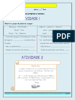 3º Ano Substantivos Proprios e Comuns