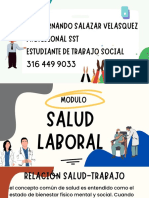 Diapositiva Modulo Salud Laboral