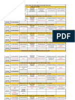 Horaire Premier Semestre - 081718