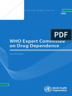 Who Expert Committe On Drug Dependence