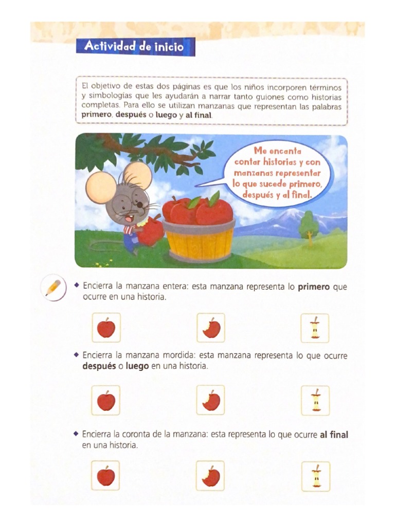 Actividad De Inicio Pdf