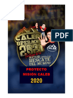 Proyecto Misión Caleb 2020 R Pastores