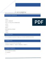 Estructura de Un Documento HTML