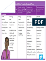 Informational Transition Words (Resource 4)