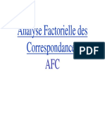 4-Analyse Factorielle Des Correspondances-AFC