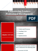 Empowering Leaders Professional Development