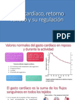 Gasto Cardiaco Retorno Venoso y Su Regulacion