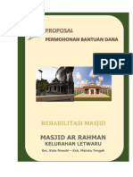 PROPOSAL MASJID AR RAHMAN KEPADA BAPAK GUBERNUR MALUKU - PDF (Recovered)