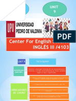 Inglés Iii - Units 9-10