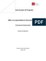 Financiación Empresarial - Proyecto de Aplicación2