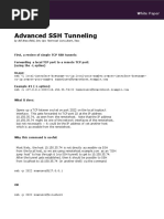 Taos White Paper - Advanced SSH Tunneling