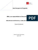 Proyecto de Aplicación - COSTES PARA LA TOMA DE DESICIONES