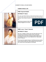 Research Work - Women in Rizal's Life