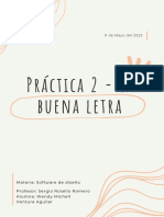 Práctica 2 - La Buena Letra