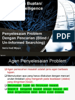 Pertemuan 003 - Kecerdasan Buatan PTI - Penyelesaian Problem Dengan Pencarian (Un-Informed Searching)