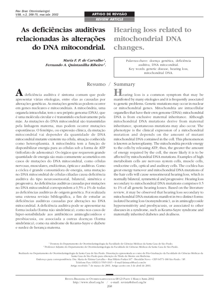 Eva Mitocondrial | PDF | Mitocôndria | DNA