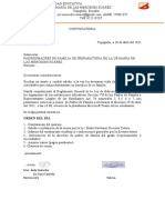 Convocatoria Sesión Inicial