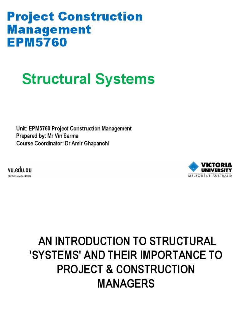 3A Structural Systems | PDF | Framing (Construction) | Beam (Structure)