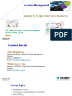 2B Procurement Strategy & Project Delivery Systems