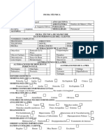 Ficha Técnica de Estética de Manos y Pies